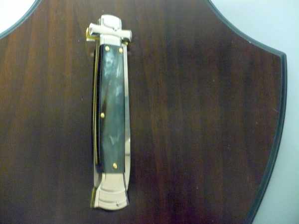 Italian stiletto - AGA Campolin - maltese / crociato - 23cm - corno di bufalo brasiliano / brazilian buffalo horn - 3