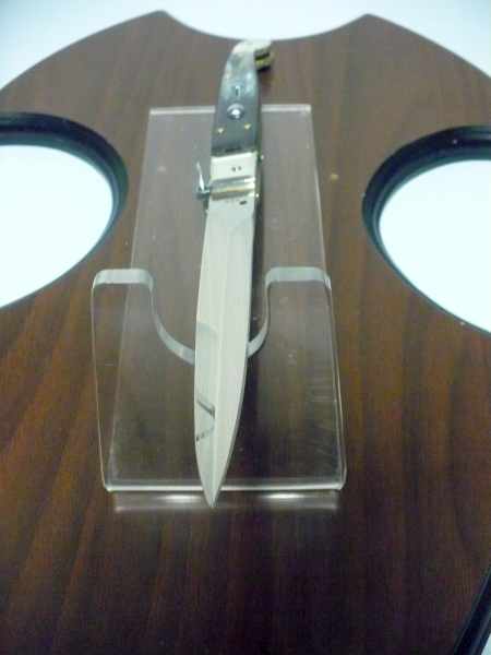 Siciliano A.G.A. Campolin sicilian fighting - italian stiletto 30 cm - brazilian buffalo horn - 3