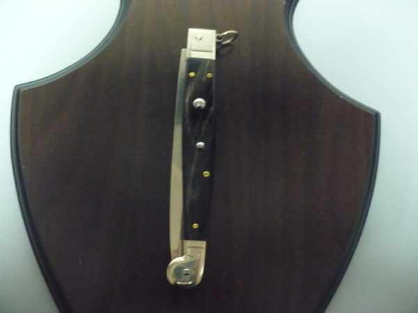 Siciliano A.G.A. Campolin sicilian fighting - italian stiletto 30 cm - brazilian buffalo horn - 4