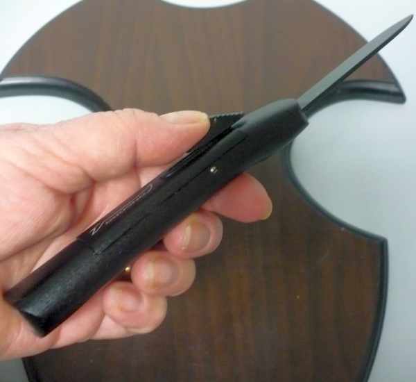 Italian stiletto frontale, coltellerie Maniago - 20 cm - concord , lama classica teflonata - 5