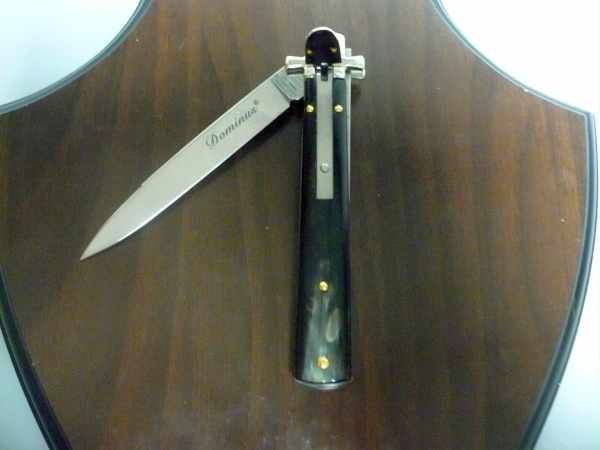Dominus A.G.A. Campolin "The Lord"- italian stiletto 23 cm - brazilian buffalo horn - 1