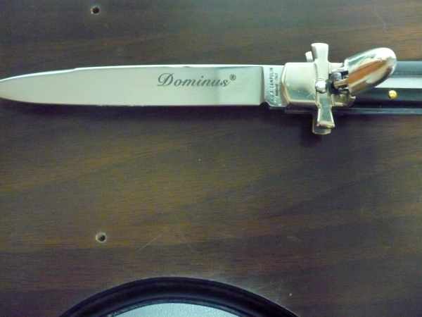 Dominus A.G.A. Campolin "The Lord"- italian stiletto 23 cm - brazilian buffalo horn - 1