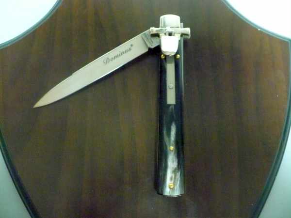 Dominus A.G.A. Campolin "The Lord"- italian stiletto 23 cm - brazilian buffalo horn - 2