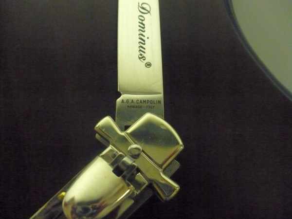 Dominus A.G.A. Campolin "The Lord"- italian stiletto 23 cm - corno di cervo / deer horn