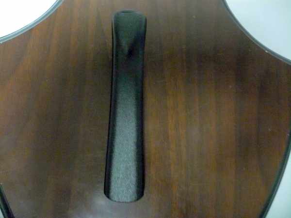 Italian stiletto frontale coltellerie artigianali Maniago - 20 cm - ergonomica, lama dagger teflonata nero