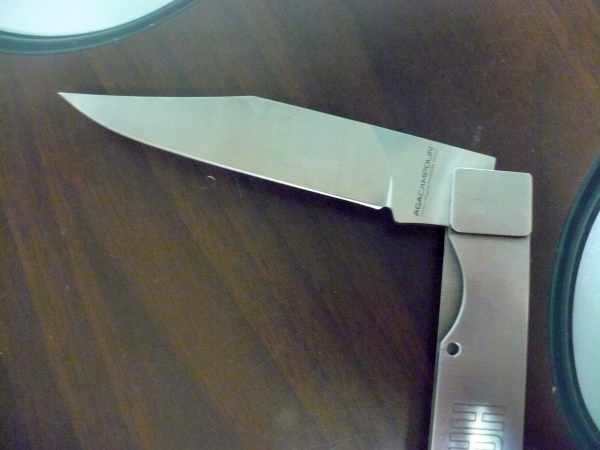Hannibal A.G.A. Campolin - italian stiletto 34 cm - snake wood , legno di serpente - il primo coltello automatico per barbecue