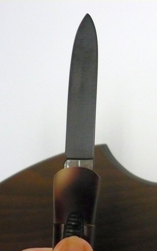 Italian stiletto FRONTALE coltellerie artigianali Maniago - 20 cm - ergonomica,mimetico, classica- f1.1 FRANK BELTRAME MANIAGO ITALY