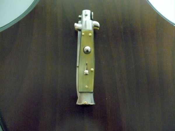 Picklock -Italian stiletto -pugnale 18cm- corno di bufalo - 5