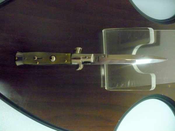 Picklock -Italian stiletto -pugnale 18cm- corno di bufalo - 5