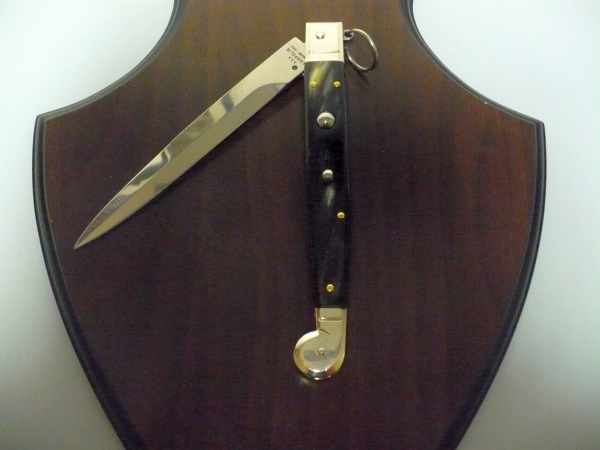 Siciliano A.G.A. Campolin sicilian fighting - italian stiletto 30 cm - brazilian buffalo horn - 1