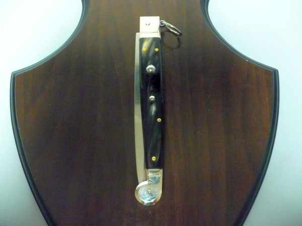 Siciliano A.G.A. Campolin sicilian fighting - italian stiletto 30 cm - brazilian buffalo horn - 1