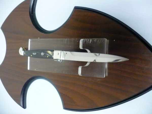 Siciliano A.G.A. Campolin sicilian fighting - italian stiletto 30 cm - brazilian buffalo horn - 1