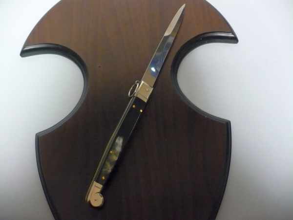 Siciliano A.G.A. Campolin sicilian fighting - italian stiletto 30 cm - brazilian buffalo horn - 1