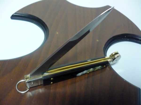 Siciliano A.G.A. Campolin sicilian fighting - italian stiletto 30 cm - brazilian buffalo horn - 1