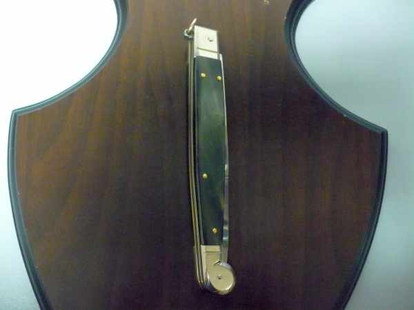 Siciliano A.G.A. Campolin sicilian fighting - italian stiletto 30 cm - brazilian buffalo horn - 7