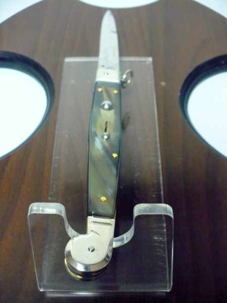 Siciliano A.G.A. Campolin sicilian fighting - italian stiletto 30 cm - brazilian buffalo horn - 7