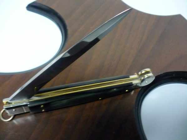 Siciliano A.G.A. Campolin sicilian fighting - italian stiletto 30 cm - brazilian buffalo horn - 7