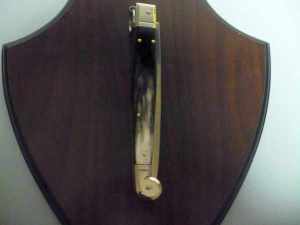 Siciliano A.G.A. Campolin sicilian fighting - italian stiletto 30 cm - brazilian buffalo horn - 6