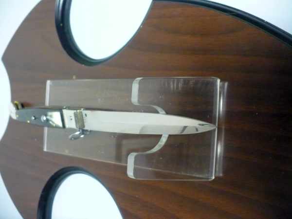 Siciliano A.G.A. Campolin sicilian fighting - italian stiletto 30 cm - brazilian buffalo horn - 6