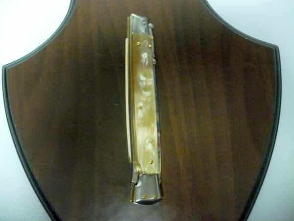 Swinguard Frank Beltrame - italian stiletto 28 cm -bufalo chiaro , lama dagger -FB 550/48D - 7
