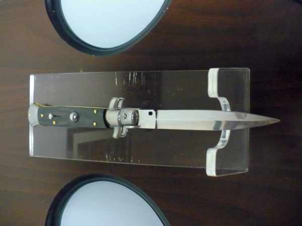 Frank Beltrame ,italian stiletto pugnale- 23 cm ,corno di bufalo, lama dagger, modello FB 23/58D -1