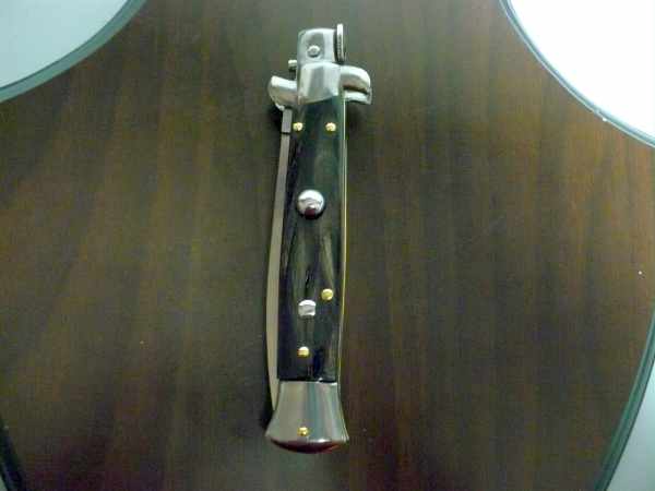 Frank Beltrame ,italian stiletto pugnale- 23 cm ,corno di bufalo, lama dagger, modello FB 23/58D -1