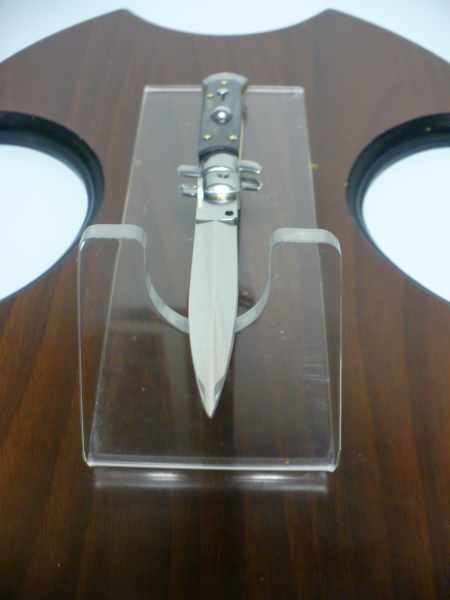 Frank Beltrame ,italian stiletto pugnale- 23 cm ,corno di bufalo, lama dagger, modello FB 23/58D -1