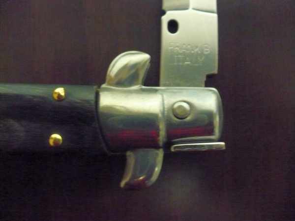 Frank Beltrame ,italian stiletto pugnale- 23 cm ,corno di bufalo, lama dagger, modello FB 23/58D -1