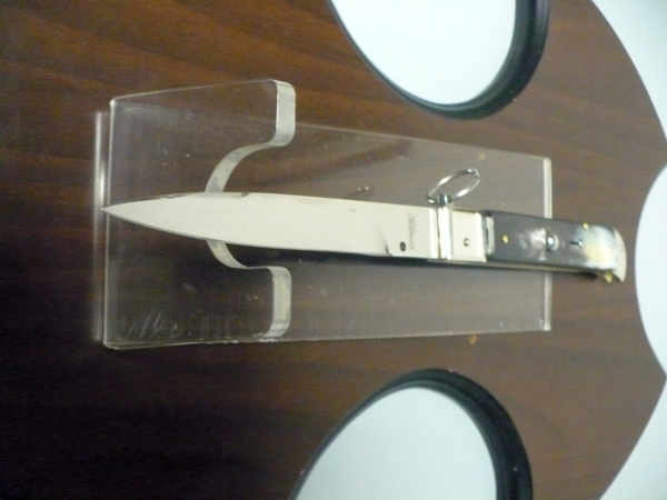 Famiglia Spadon - stiletto  falcon /28 - bufalo brasiliano - lama a swedge vecchio stile - 1