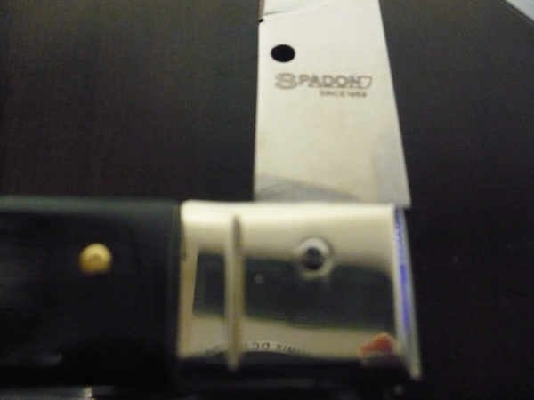 Famiglia Spadon - stiletto  falcon /28 - bufalo brasiliano - lama a swedge vecchio stile - 1