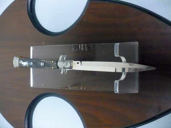 Italian stiletto - pugnale Frank Beltrame - 28 cm -corno di bufalo brasiliano , lama baionetta-  FB 28/09B -1