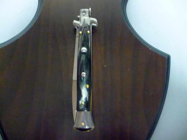 Italian stiletto - pugnale Frank Beltrame - 28 cm -corno di bufalo brasiliano , lama baionetta-  FB 28/09B -1