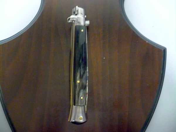 Italian stiletto - pugnale Frank Beltrame - 28 cm -corno di bufalo brasiliano , lama baionetta-  FB 28/09B -1