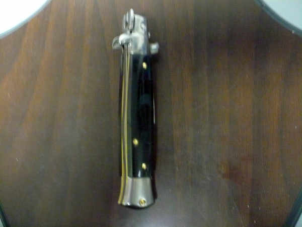 Frank Beltrame -  italian stiletto 20cm, bufalo scuro -lama baionetta - 20FB/58B - 1