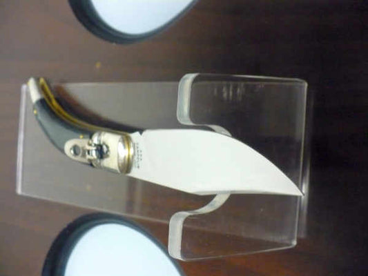 Campolin, coltello a scatto , diana leverlock -21,50 cm- corno di  bufalo brasiliano, switchblade - brazilian buffalo -1