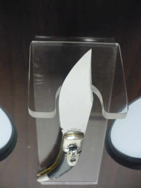Campolin, coltello a scatto , diana leverlock -21,50 cm- corno di  bufalo brasiliano, switchblade - brazilian buffalo -1