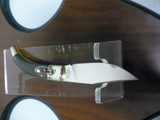 Campolin, coltello a scatto , diana leverlock -21,50 cm-legno di ebano, switchblade, ebony wood - 1
