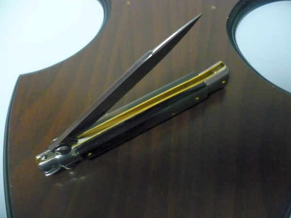 Italian stiletto - pugnale Frank Beltrame - 28 cm -corno di bufalo brasiliano , lama swedge-  FB 28/09B -3