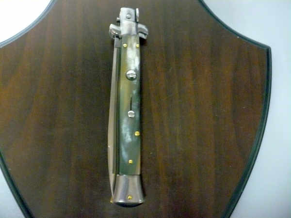Italian stiletto - pugnale Frank Beltrame - 28 cm -corno di bufalo brasiliano , lama swedge-  FB 28/09B -3