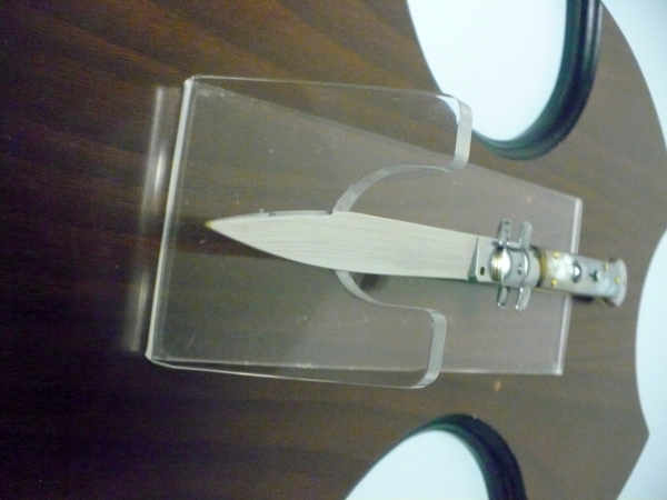 Italian stiletto - pugnale Frank Beltrame - 28 cm -corno di bufalo brasiliano , lama swedge-  FB 28/09B -3