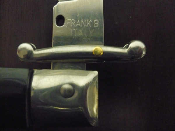Swinguard Frank Beltrame - italian stiletto 28 cm - corno di bufalo brasiliano-FB 550/09 B-10