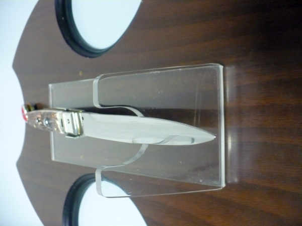 Siciliano, Picklock A.G.A. Campolin- sicilian fighting - italian stiletto 30 cm - corno di cervo / deer horn - 11