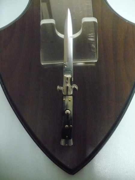 Picklock -Italian stiletto -pugnale 18cm- corno di bufalo - 1