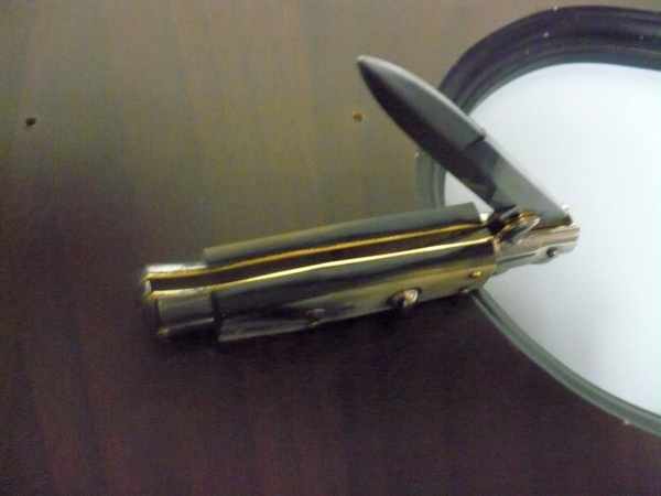 Picklock -Italian stiletto -pugnale 18cm- corno di bufalo - 2