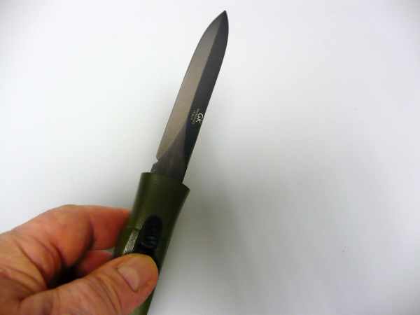 Italian stiletto FRONTALE  coltellerie Maniago - 20 cm - modello nato military - dagger teflonato- 19