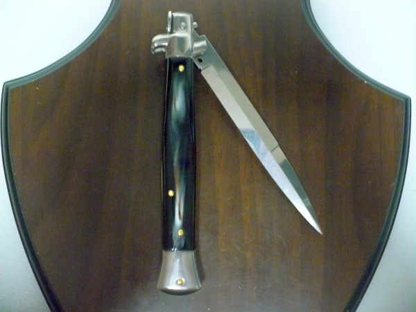 Frank Beltrame italian stiletto -28 cm imitazione di corno di bufalo - baionetta -modello FB 28/81B - 2