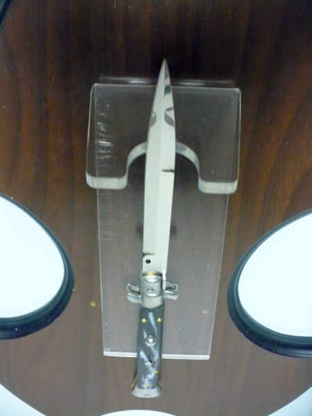 Frank Beltrame italian stiletto -28 cm imitazione di corno di bufalo - baionetta -modello FB 28/81B - 2