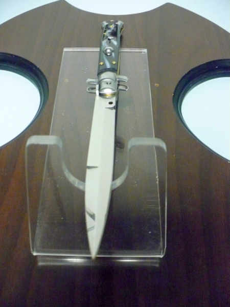 Frank Beltrame italian stiletto -28 cm imitazione di corno di bufalo - baionetta -modello FB 28/81B - 2