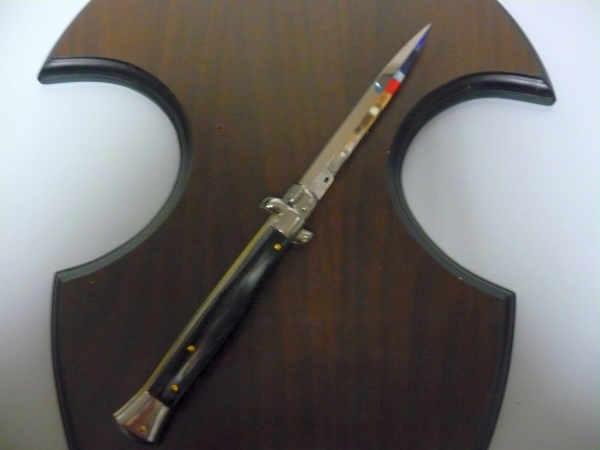 Frank Beltrame italian stiletto -28 cm imitazione di corno di bufalo - baionetta -modello FB 28/81B - 2