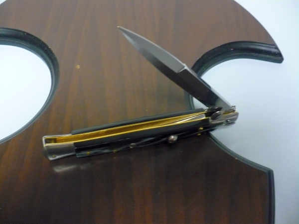 Frank Beltrame italian stiletto -28 cm imitazione di corno di bufalo - baionetta -modello FB 28/81B - 2
